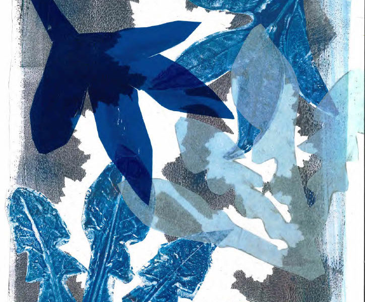 Abstract blue image