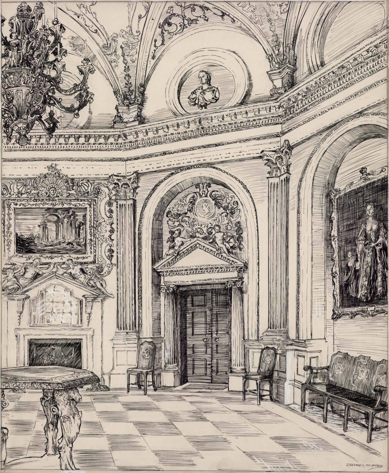 Octagon interior – Orleans House Gallery