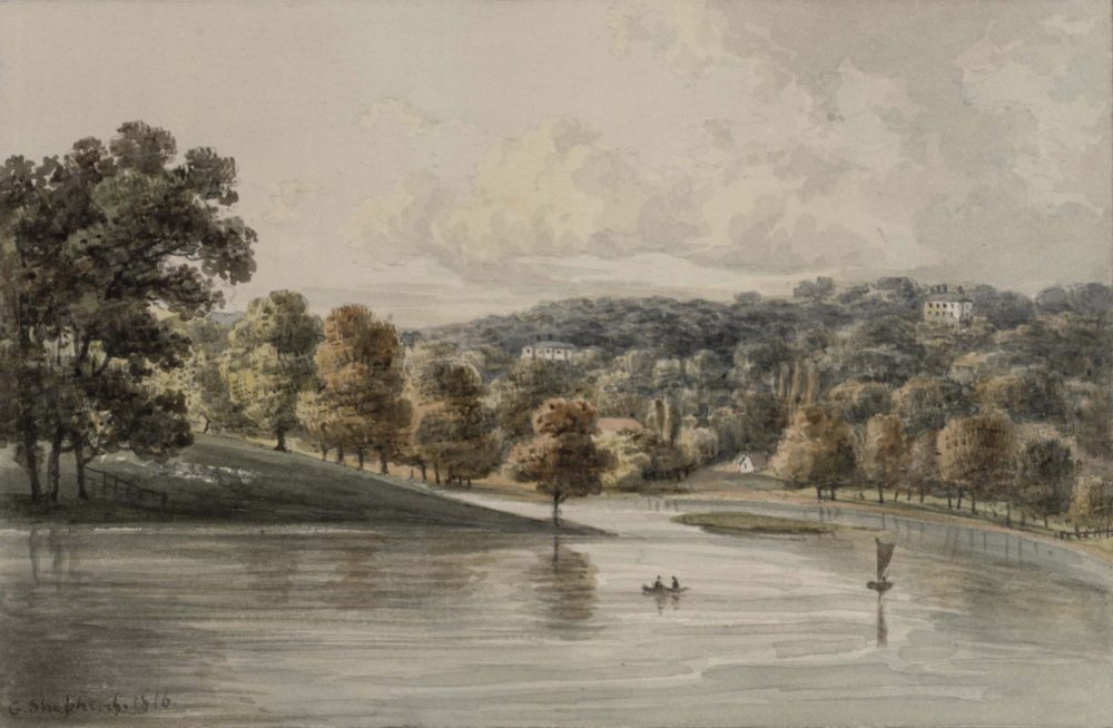 Richmond Hill from the Thames Surrey