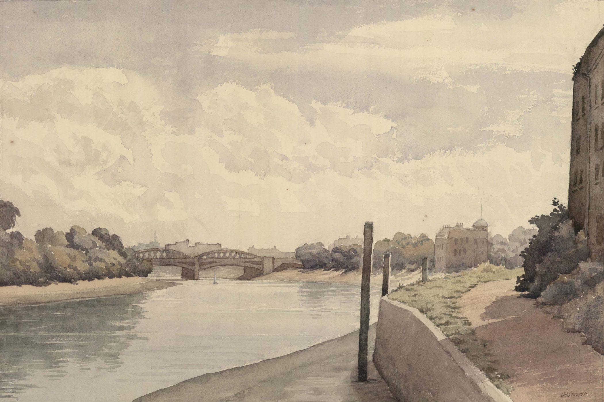 The Thames at Mortlake – Orleans House Gallery