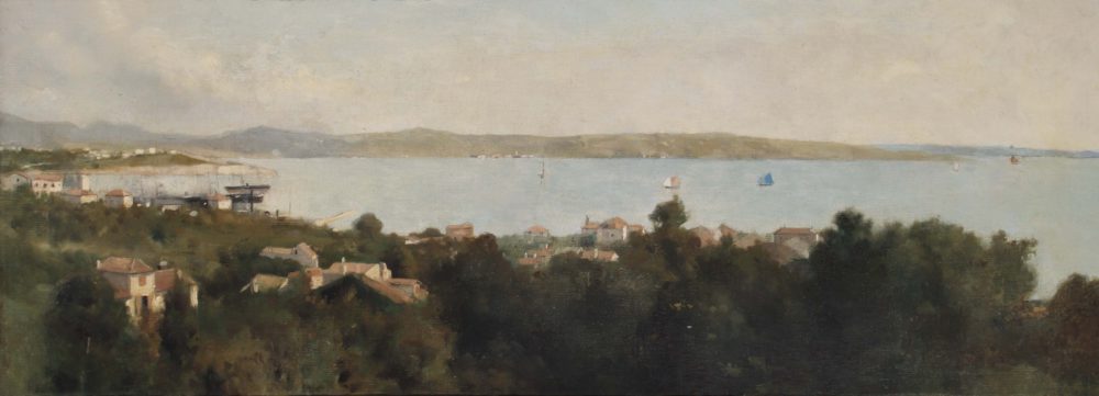 View of Trieste harbor