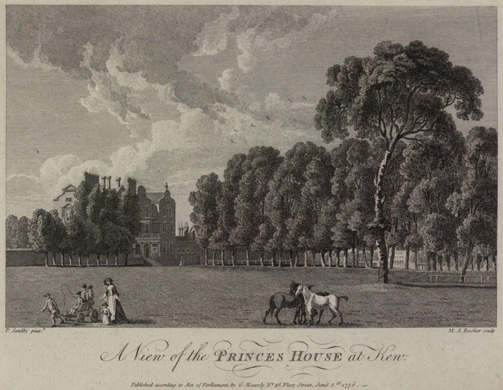 A View of the Princes House at Kew