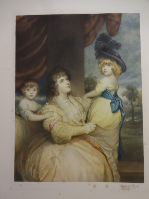 Jane, Countess of Harrington, with her sons