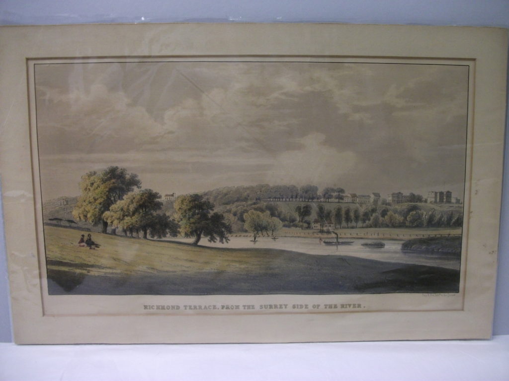 Richmond Terrace from the Surrey side of the River